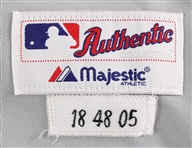 2005 Johnny Damon Boston Red Sox Game Worn Road Jersey (MEARS A5)
