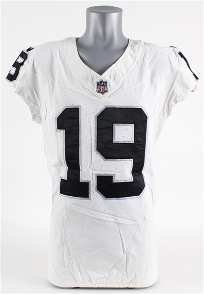 2023 DJ Turner Las Vegas Raiders Signed Game Worn Road Jersey (MEARS LOA)