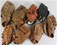 Vintage Store Model Baseball Gloves (Lot of 8)