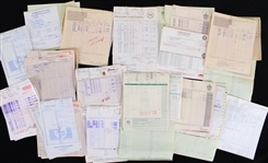 1970s-80s Milwaukee Brewers Paperwork, Receipts (Lot of 90+)