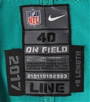 2017 Leonte Carroo Miami Dolphins Signed Game Worn Home Jersey (MEARS LOA)