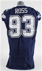 2018 Daniel Ross Dallas Cowboys Signed Game Worn Road Jersey (MEARS LOA / Prova)
