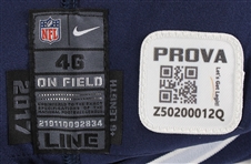 2018 Daniel Ross Dallas Cowboys Signed Game Worn Road Jersey (MEARS LOA / Prova)