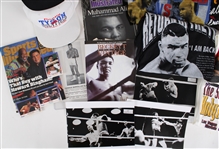 1990s-2010s Muhammad Ali, Mike Tyson, Joe Louis T-shirts, Hats & more (Lot of 25)