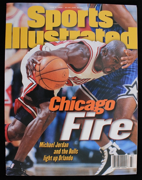 1996 Michael Jordan "Chicago Fire" Sports Illustrated Magazine