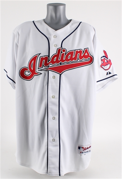 2010 Kerry Wood Cleveland Indians Signed Jackie Robinson Day Game Worn Jersey (MEARS LOA / MLB Hologram / Beckett)