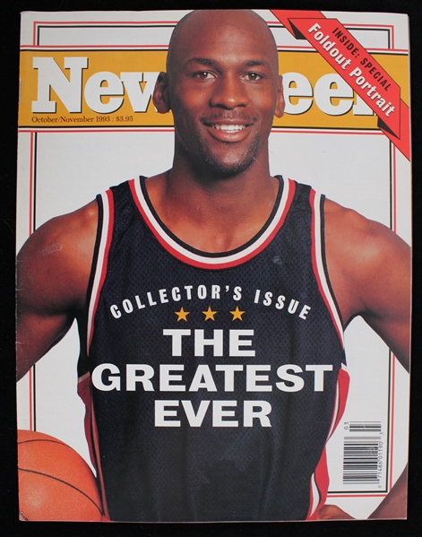 1993 Michael Jordan "The Greatest Ever" Newsweek Collectors Issue