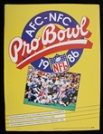 1986 NFL AFC-NFC Pro Bowl Program 