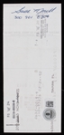 1922-2002 James Hoyt Wilhelm NY Giants Signed Check (Beckett)