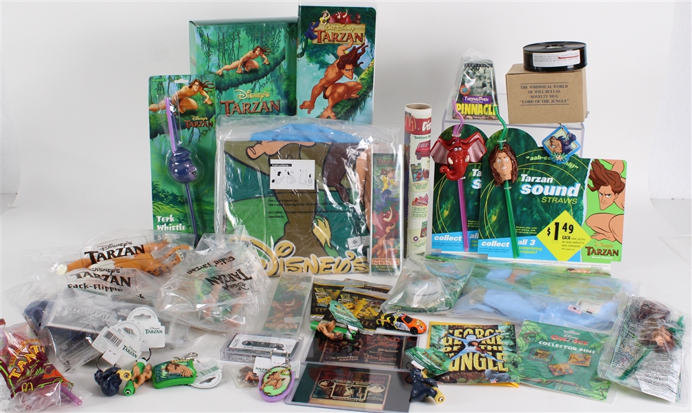 1990s Disneys Tarzan Toy Collection (Lot of 25+) 