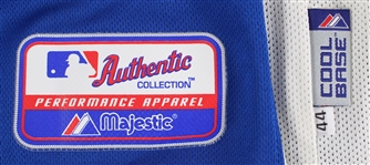 2010 Alfonso Soriano Chicago Cubs Spring Training / Batting Practice Jersey (MEARS LOA / MLB Hologram)