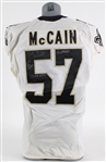 2016 Chris McCain New Orleans Saints Signed Game Worn Road Jersey (MEARS LOA)