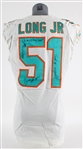 2023 David Long Miami Dolphins Signed Game Worn Road Jersey (MEARS LOA)