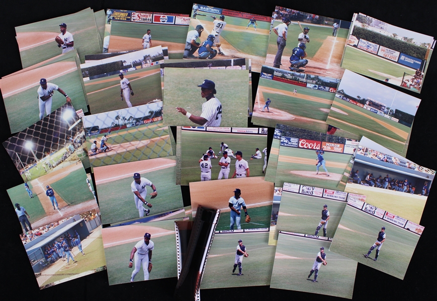 1980s Ricky Henderson, Dave Winfield New York Yankees 3.5"x5" Spring Training Photos (Lot of 40+)
