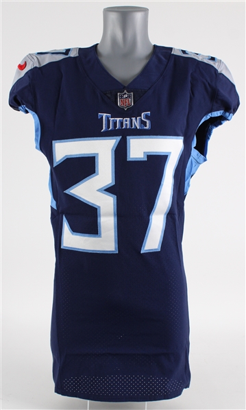 2022 Amani Hooker Tennessee Titans Signed Game Worn Home Jersey (MEARS LOA)