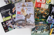 1980s-2010s Lou Gehrig 17x21 Mirror, Packers Team Schedule Calendars, Mini Pennants & more (Lot of 60+)