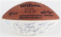 1986 Green Bay Packers Team Signed ONFL Rozelle Autograph Panel Football w/ 50 Signatures Including James Lofton, Tim Harris, Forrest Gregg & More