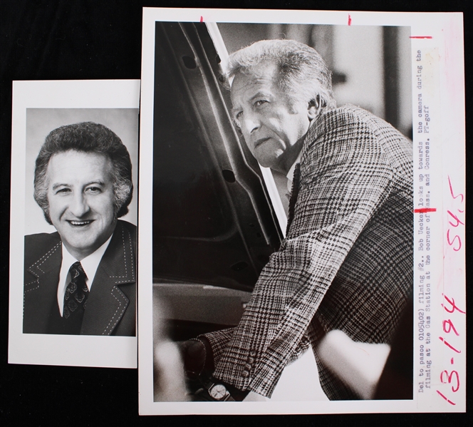 1984-85 Bob Uecker Milwaukee Brewers 8"x10" Press Photos (Lot of 2)