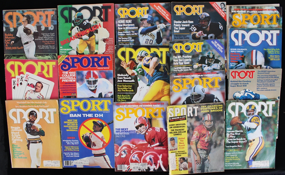 1970s-80s Sport Magazine Collection (Lot of 35+)