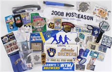1970s-2010s Milwaukee Brewers Magnet Schedules, Key Chains, Napkins & more (Lot of 40+)