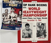 1970s-90s Muhammad Ali, Evander Holyfield & more 27x38 Boxing Posters (Lot of 10)
