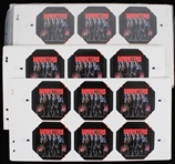 1991 Mobsters Film 6.5"x13" Original Pinback Button Proof Sheets (Lot of 30+)