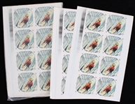 1991 Rocketeer 8"x13" Original Pinback Button Proof Sheets (Lot of25+)