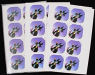 1990s Disney Maleficent 8"x13" Original Pinback Button Proof Sheets (Lot of 20)
