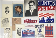 1960s-2017 Presidential Campaign 22x28 Broadsides w/ JFK, LBJ, Obama & more (Lot of 70+)