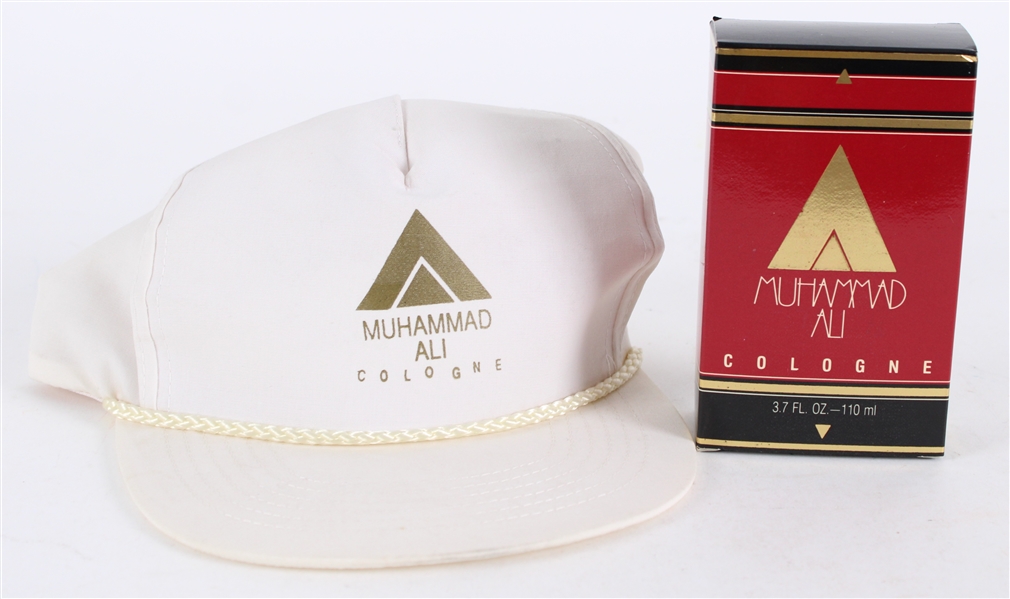 1990 Muhammad Ali Cologne 3.7Fl. Oz. w/ Ball Cap (Lot of 2)