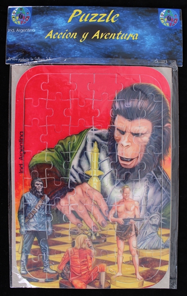 1960s Planet of the Apes 8"x11" Puzzle Ind. Argentina 