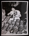 1939 U.S Army Chemical Warfare Gas Masks Tests 7"x9" Press Photo 