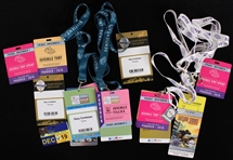 2018-19 Breeders Cup World Championship Lanyards & Trainer Badge (Lot of 11)