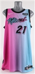 2020-21 Dewayne Dedmon Miami Heat Game Worn City Edition Jersey (MEARS LOA)