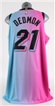 2020-21 Dewayne Dedmon Miami Heat Game Worn City Edition Jersey (MEARS LOA)