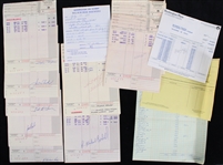 1977 Milwaukee Brewers Hotel / Travel Document Collection - Lot of 40+ w/ 25 Signed Including Robin Yount & More (JSA)