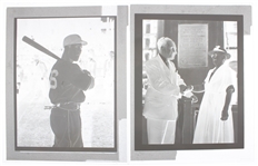 1950s-60s Baseball 4" x 5" Photo Negatives - Lot of 2