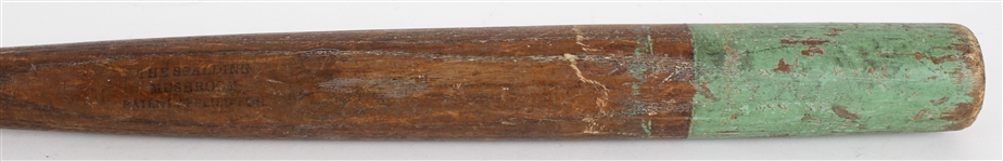 1910 circa Louis Ferber The Spalding Mushroom Bat w/ Provenance