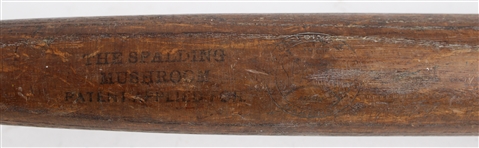 1910 circa Louis Ferber The Spalding Mushroom Bat w/ Provenance