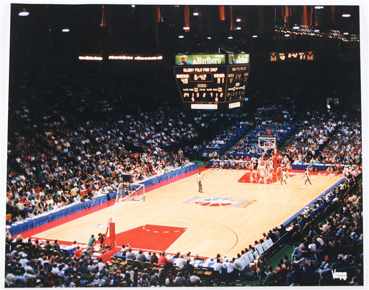1987 Milwaukee Bucks vs USSR McDonalds Open 16x20 Mounted Foam Core Photo 