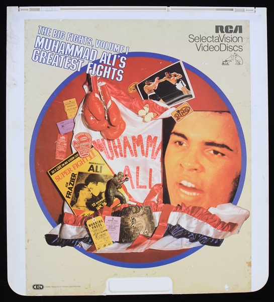 1981 Muhammad Ali The Big Fights Volume 1 RCA SelectaVision Video Disc (Troy Kinunen Collection)