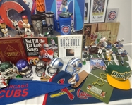 1990s Football and Baseball Memorabilia (Lot of 50+)