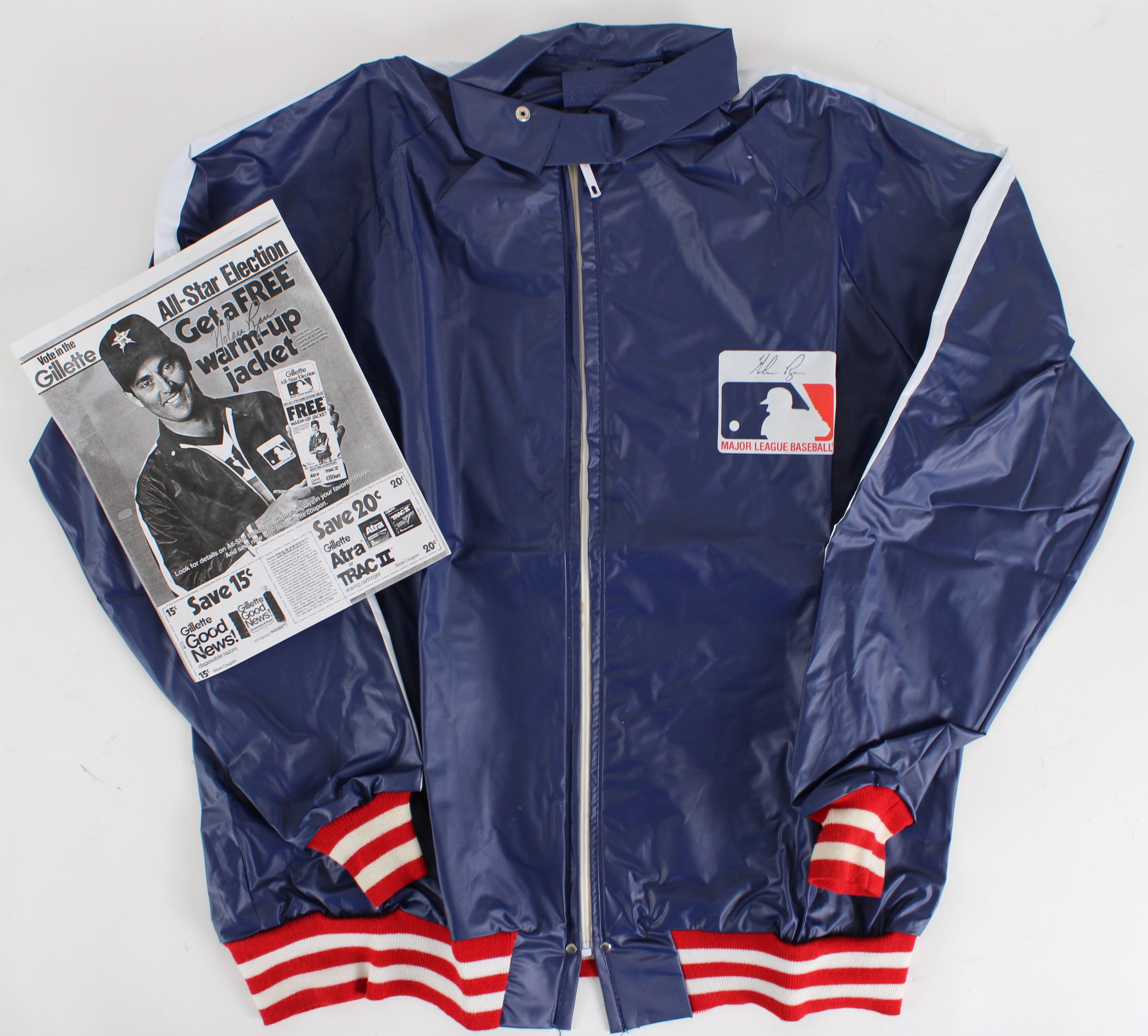 Lot Detail - 1984 Nolan Ryan Houston Astros Gillette Premium All Star ...