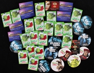 1990s-2000s Movie Pinback Buttons (Lot of 35)
