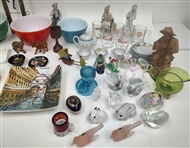 1960s-90s Pyrex Bowls, Glassware, Figurines (Lot of 45+)