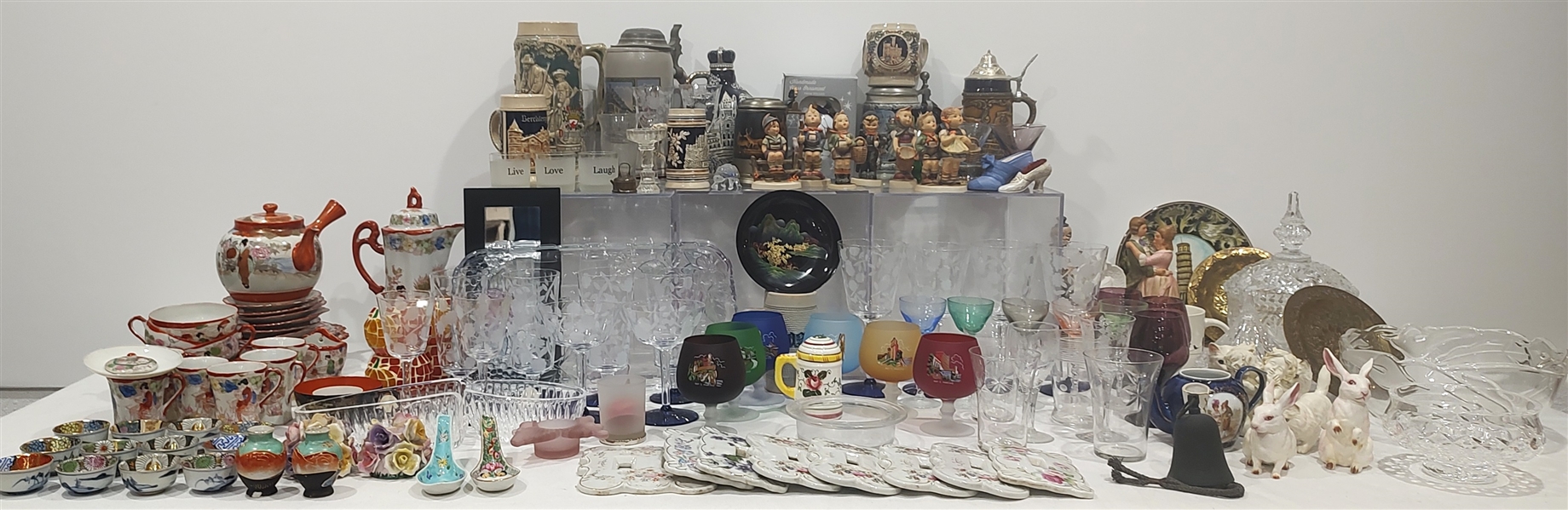 1960s-90s Hummel Figures, Glassware, Stein Collection (Lot of 90+)