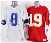 1990s Troy Aikman Dallas Cowboys Joe Montana San Francisco 49ers Retail Football Jersey Lot (2) NOS(Lot of 2)