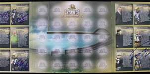 2007 Bart Starr, Jerry Kramer, Paul Hornung & more Lambeau Field Signed 10x11 Legends Medallion Collection (JSA) 