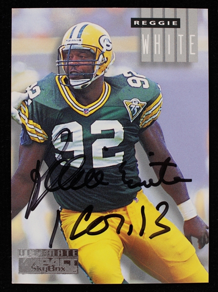 1994 Reggie White Green Bay Packers Signed Skybox Card (JSA) 