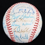 1983 MLB All Star Game Signed OAL Baseball w/ Harvey Kuenn, Robin Yount & more (JSA) 
